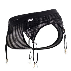 CandyMan String Porte-Jarretelles Turan Noir